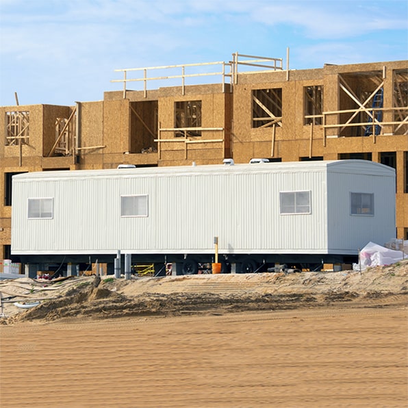 our construction trailers meet all safety regulations and building codes